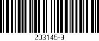 Código de barras (EAN, GTIN, SKU, ISBN): '203145-9'