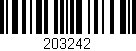 Código de barras (EAN, GTIN, SKU, ISBN): '203242'