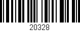 Código de barras (EAN, GTIN, SKU, ISBN): '20328'