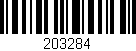 Código de barras (EAN, GTIN, SKU, ISBN): '203284'