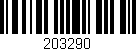 Código de barras (EAN, GTIN, SKU, ISBN): '203290'