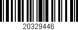 Código de barras (EAN, GTIN, SKU, ISBN): '20329446'