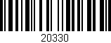 Código de barras (EAN, GTIN, SKU, ISBN): '20330'