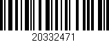 Código de barras (EAN, GTIN, SKU, ISBN): '20332471'