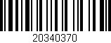 Código de barras (EAN, GTIN, SKU, ISBN): '20340370'
