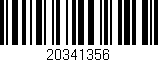 Código de barras (EAN, GTIN, SKU, ISBN): '20341356'
