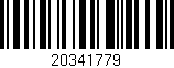 Código de barras (EAN, GTIN, SKU, ISBN): '20341779'
