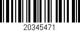 Código de barras (EAN, GTIN, SKU, ISBN): '20345471'