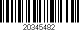 Código de barras (EAN, GTIN, SKU, ISBN): '20345482'