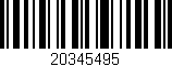Código de barras (EAN, GTIN, SKU, ISBN): '20345495'