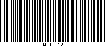 Código de barras (EAN, GTIN, SKU, ISBN): '2034_0_0_220V'