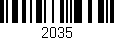 Código de barras (EAN, GTIN, SKU, ISBN): '2035'