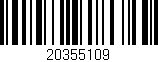 Código de barras (EAN, GTIN, SKU, ISBN): '20355109'