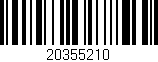 Código de barras (EAN, GTIN, SKU, ISBN): '20355210'