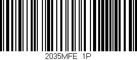 Código de barras (EAN, GTIN, SKU, ISBN): '2035MFE/1P'