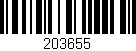 Código de barras (EAN, GTIN, SKU, ISBN): '203655'