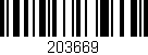 Código de barras (EAN, GTIN, SKU, ISBN): '203669'