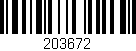 Código de barras (EAN, GTIN, SKU, ISBN): '203672'