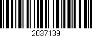 Código de barras (EAN, GTIN, SKU, ISBN): '2037139'