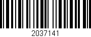 Código de barras (EAN, GTIN, SKU, ISBN): '2037141'