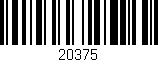 Código de barras (EAN, GTIN, SKU, ISBN): '20375'