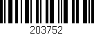 Código de barras (EAN, GTIN, SKU, ISBN): '203752'
