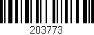 Código de barras (EAN, GTIN, SKU, ISBN): '203773'