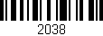 Código de barras (EAN, GTIN, SKU, ISBN): '2038'