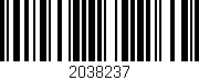 Código de barras (EAN, GTIN, SKU, ISBN): '2038237'