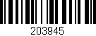 Código de barras (EAN, GTIN, SKU, ISBN): '203945'