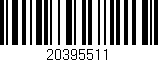 Código de barras (EAN, GTIN, SKU, ISBN): '20395511'