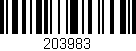 Código de barras (EAN, GTIN, SKU, ISBN): '203983'