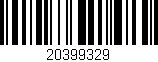 Código de barras (EAN, GTIN, SKU, ISBN): '20399329'