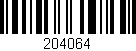 Código de barras (EAN, GTIN, SKU, ISBN): '204064'