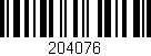 Código de barras (EAN, GTIN, SKU, ISBN): '204076'