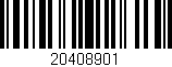 Código de barras (EAN, GTIN, SKU, ISBN): '20408901'