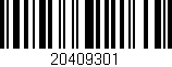 Código de barras (EAN, GTIN, SKU, ISBN): '20409301'