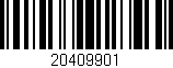Código de barras (EAN, GTIN, SKU, ISBN): '20409901'