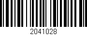 Código de barras (EAN, GTIN, SKU, ISBN): '2041028'