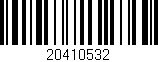 Código de barras (EAN, GTIN, SKU, ISBN): '20410532'