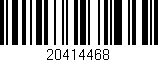 Código de barras (EAN, GTIN, SKU, ISBN): '20414468'