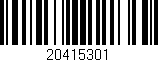 Código de barras (EAN, GTIN, SKU, ISBN): '20415301'