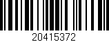 Código de barras (EAN, GTIN, SKU, ISBN): '20415372'