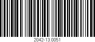 Código de barras (EAN, GTIN, SKU, ISBN): '2042-13.0051'