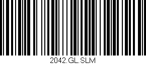 Código de barras (EAN, GTIN, SKU, ISBN): '2042.GL.SLM'