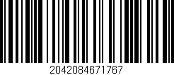 Código de barras (EAN, GTIN, SKU, ISBN): '2042084671767'