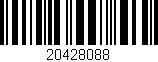 Código de barras (EAN, GTIN, SKU, ISBN): '20428088'