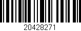 Código de barras (EAN, GTIN, SKU, ISBN): '20428271'