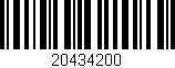 Código de barras (EAN, GTIN, SKU, ISBN): '20434200'