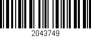 Código de barras (EAN, GTIN, SKU, ISBN): '2043749'